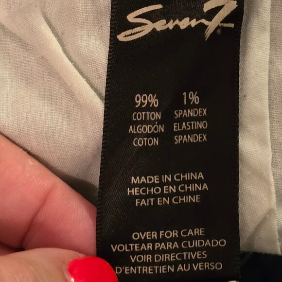 Seven7 Jeweled Rhinestone Stretch Straight Leg‎ Jeans Plus Size 20 - Picture 13 of 14